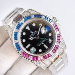 ROLEX GMT  904L Steel Automatic Movement 40MM Black Watch